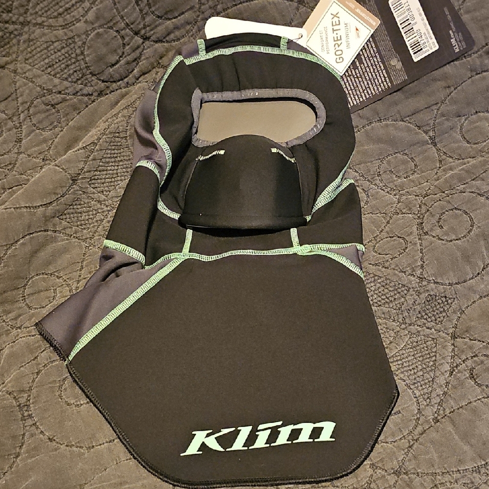 Klim Black and Green Balaclava